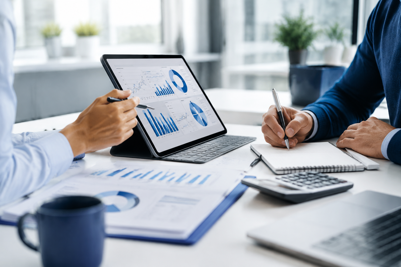 Cloud accounting dashboard and management accounts reporting