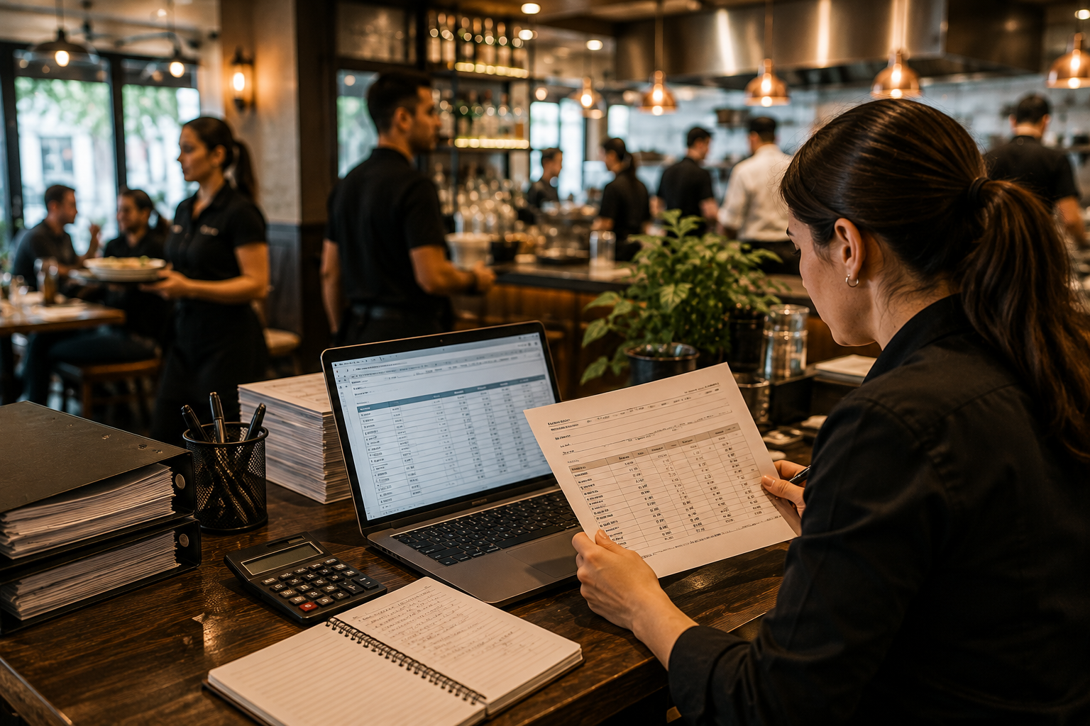 Restaurant payroll food costs and hospitality accounting