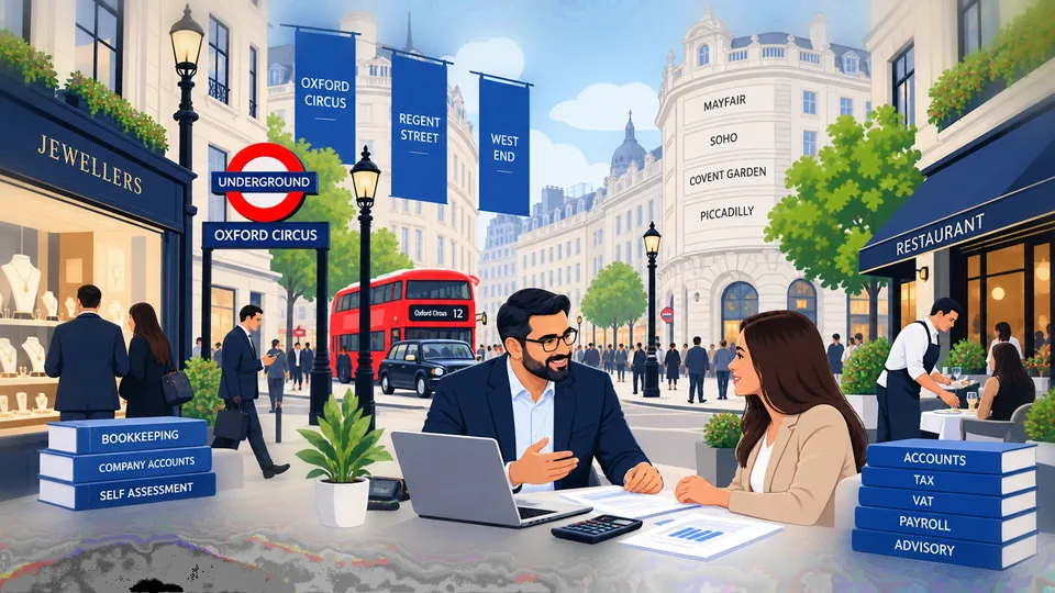 Accountants in the West End supporting London businesses and professionals